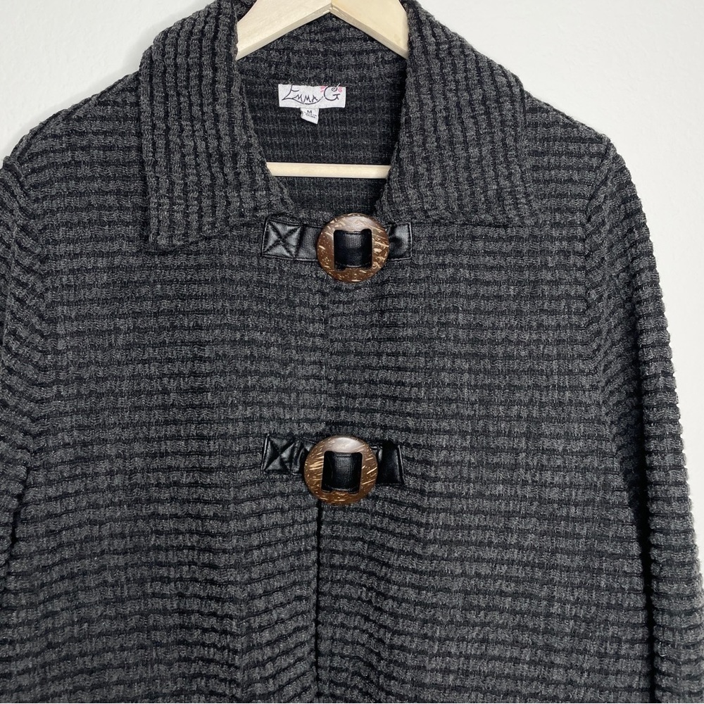 Military Style Snap Button Unique Jacket - Picture 2 of 7